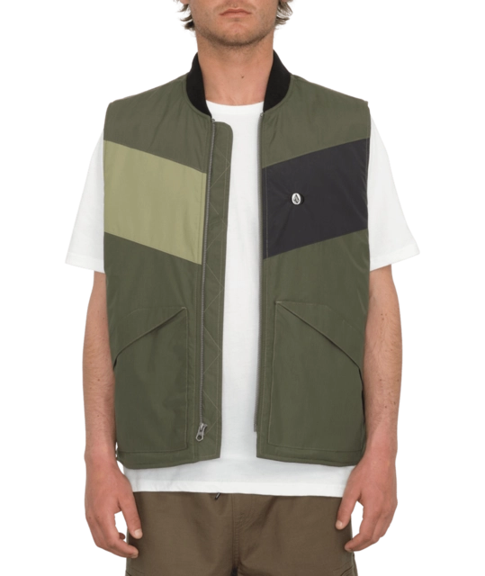 Volcom Prysmer Vest Squadron Green - M 