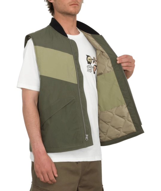 Volcom Prysmer Vest Squadron Green - M 