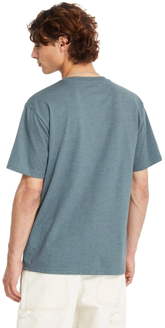 Volcom Circle Blanks Heathered SS Tee Dark Slate - S 