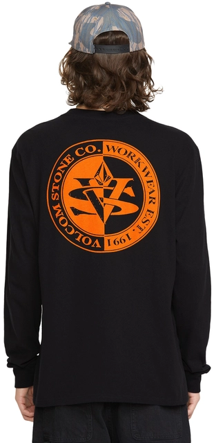 Volcom Excavator LS Tee Black - M 
