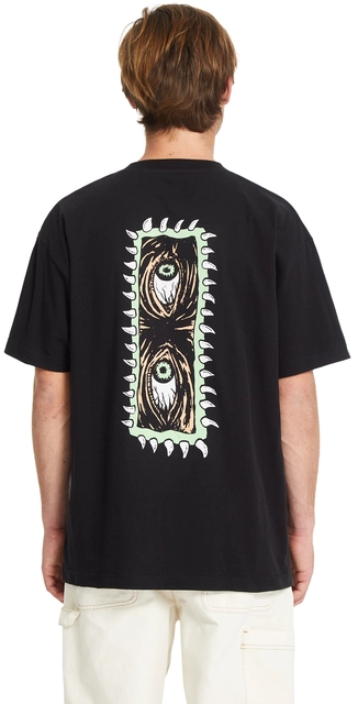 Volcom Eye Rust Loose SS Tee Black - S 