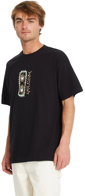 Volcom Eye Rust Loose SS Tee Black - S 