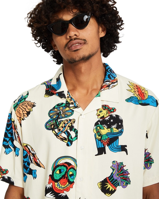 Volcom FA Bob Mollema SS Light Beige - M 