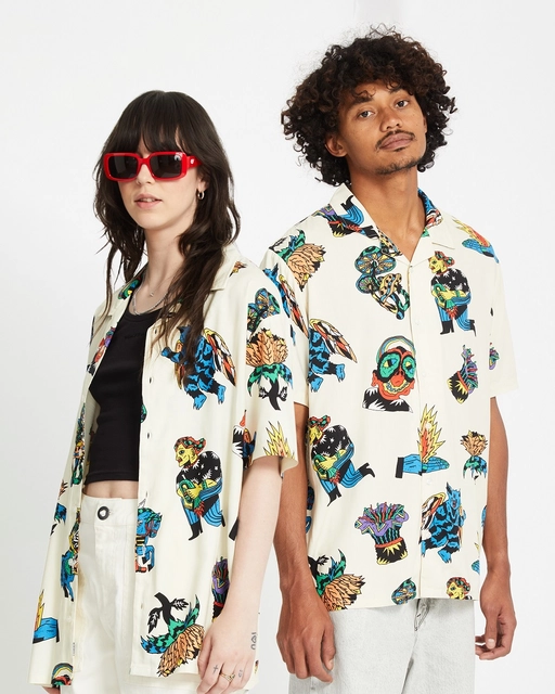 Volcom FA Bob Mollema SS Light Beige - M 