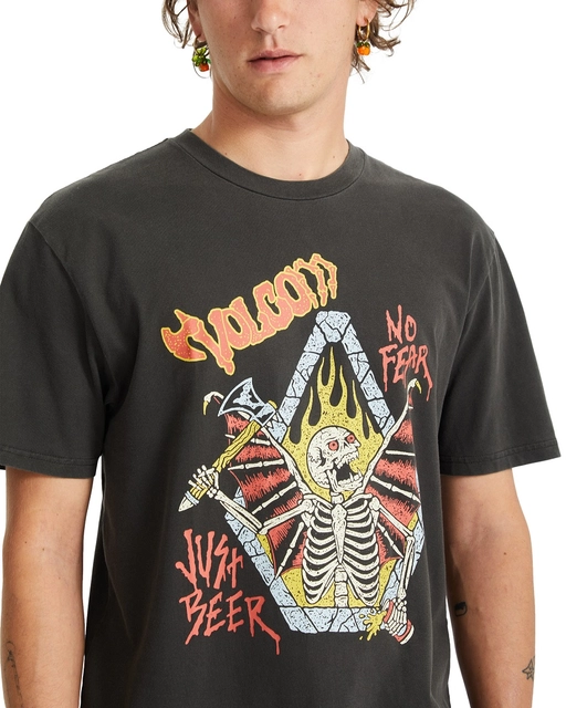 Volcom Just Beer PW SS Tee Black - S 