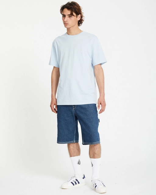 Volcom Stone Blanks BSC SS Tee Carolina Blue - S 