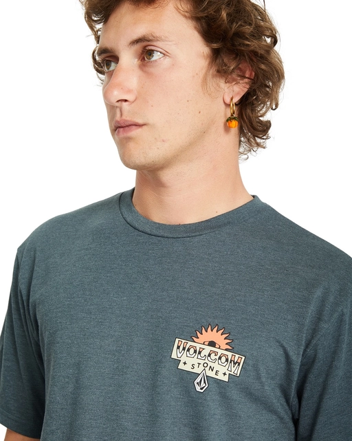 Volcom Sure Thing HTH SS Tee Dark Slate - M 