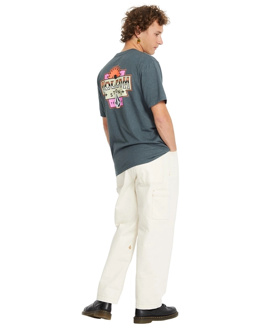 Volcom Sure Thing HTH SS Tee Dark Slate - M 