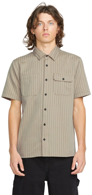 Volcom Trade Stone SS Light Khaki - M 