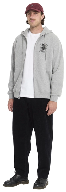 Volcom Catastrophy Zip Heather Grey - L 