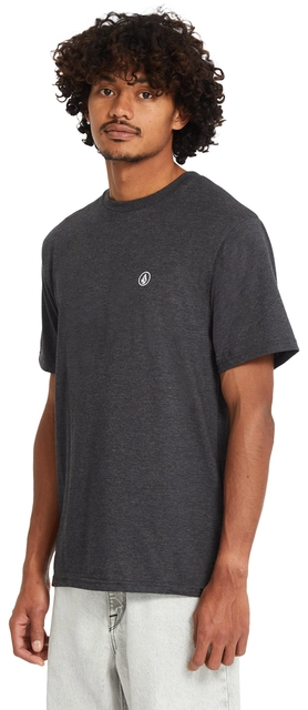 Volcom Circle Blanks HTH SS Tee Heather Black - L 