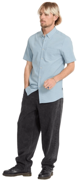 Volcom Everett Oxford SS Wrecked Indigo - L 