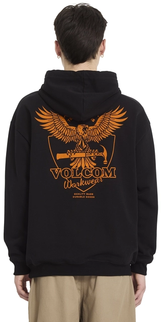 Volcom Hammered Pullover Black - L 