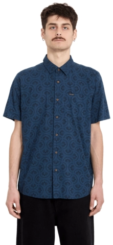Volcom Scaler Stone Woven SS Midnight Blue