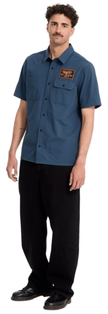 Volcom Slab City SS Midnight Blue - L 