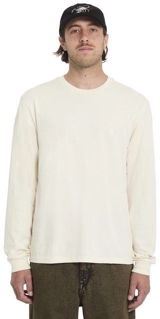 Volcom Stone Blanks Basic LS Tee Dirty White - M 