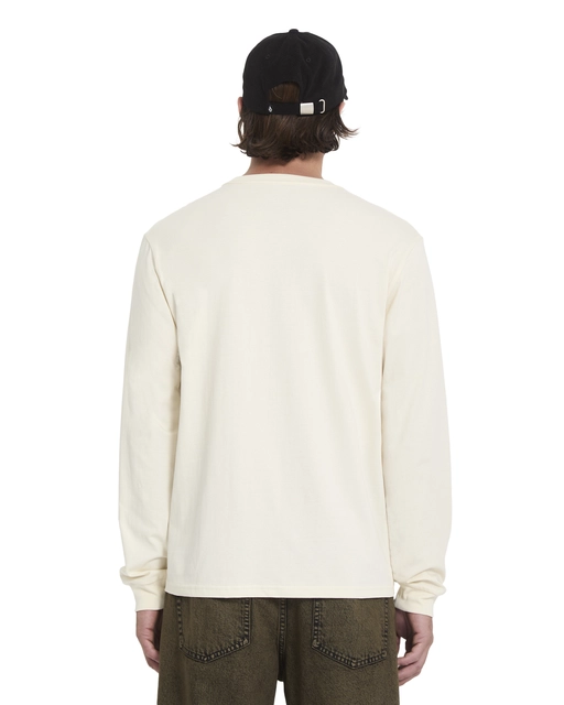 Volcom Stone Blanks Basic LS Tee Dirty White - M 