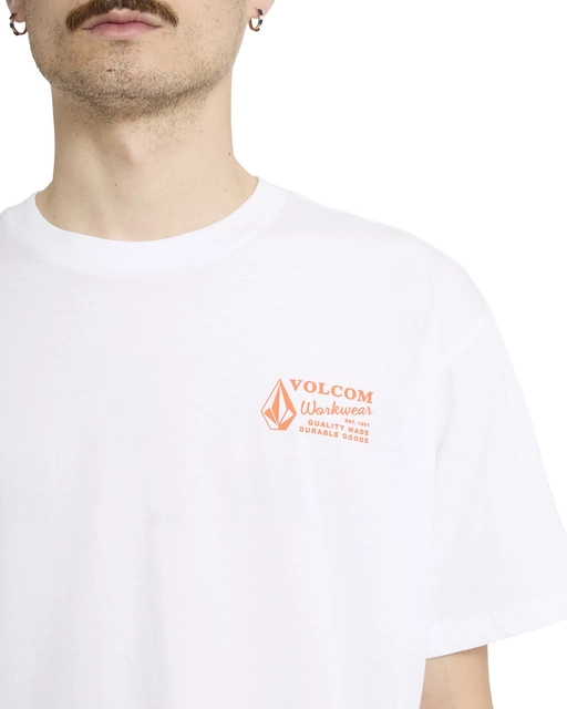 Volcom Workwear SS Tee White Combo - M 