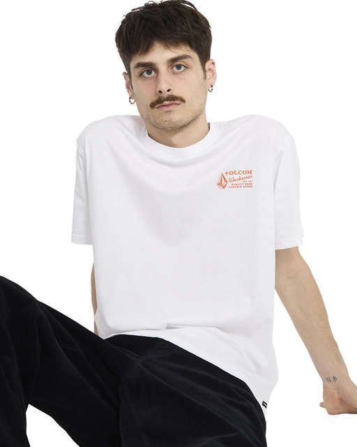 Volcom Workwear SS Tee White Combo - M 