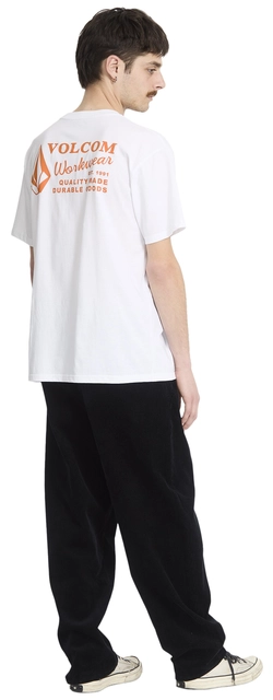 Volcom Workwear SS Tee White Combo - M 